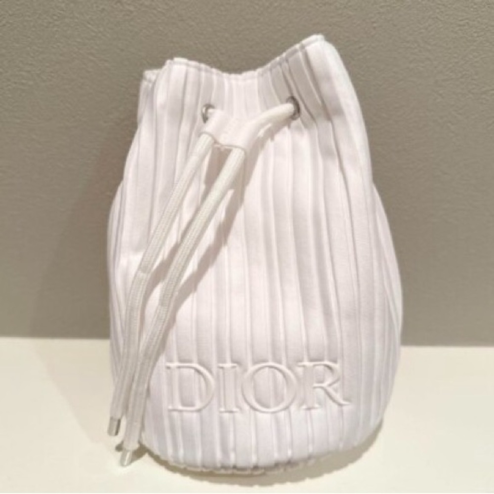 Dior White Drawstring Backpack - Picture 3 of 3